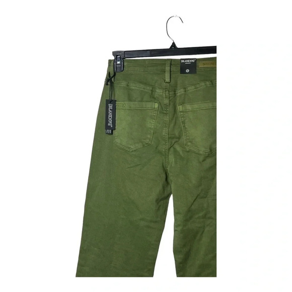BLANK NYC “THE DELANCEY” DENIM WIDE LEG DENIM PANTS GOING GREEN IN COLOR SIZE 28 - Picture 10 of 14